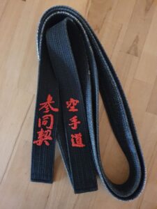 illustration: sandokai-karatedo black belt